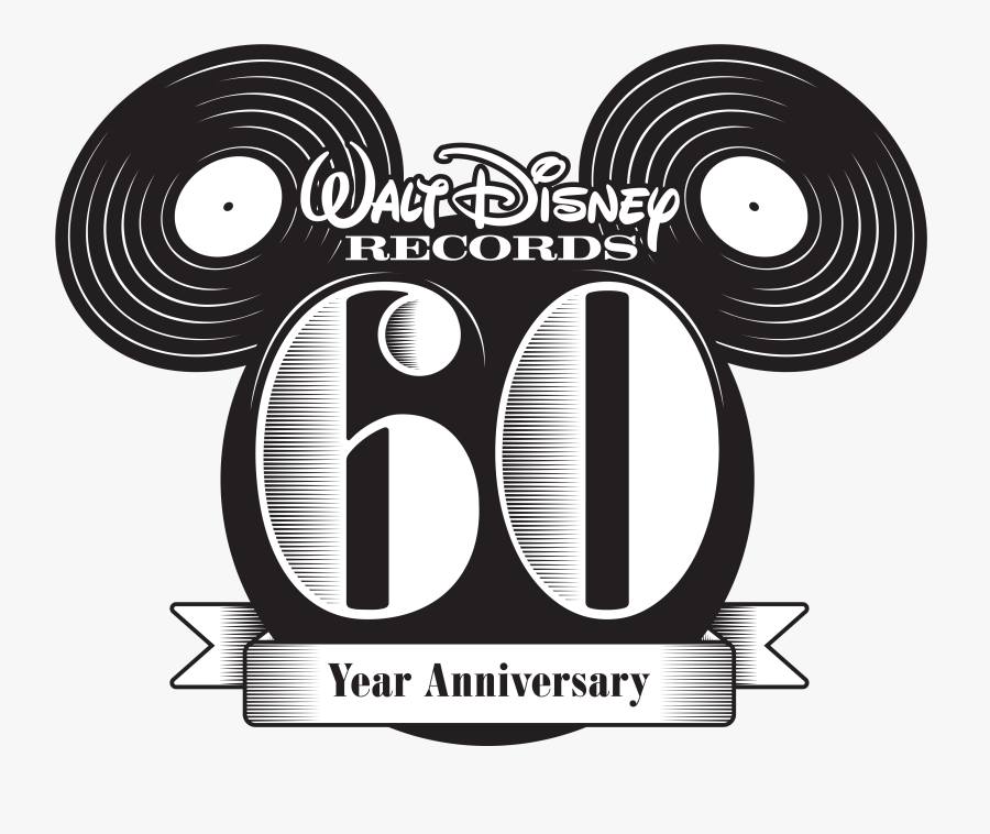 Disneyland Clipart 60th - Walt Disney Records 60th, Transparent Clipart