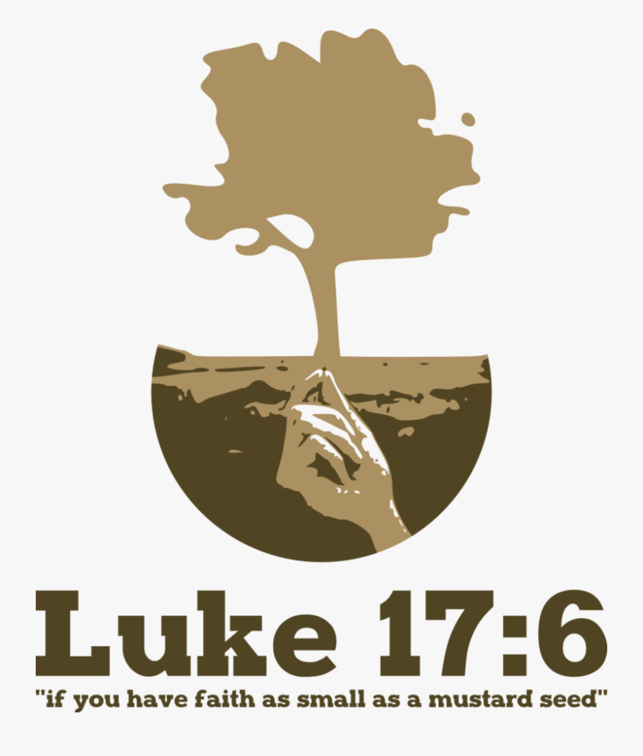 Clip Art Mustard Seed Bible Verse - Mustard Seed Luke 17, Transparent Clipart