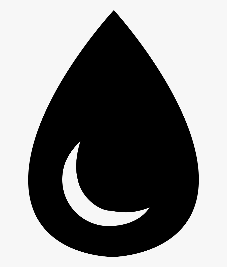 Oil Field - Blood Drop Black & White Png, Transparent Clipart