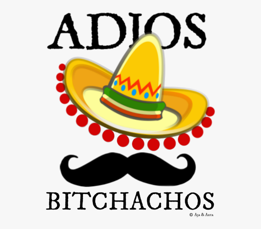 Adios Tank - Cartoon Mexican Hat Png, Transparent Clipart