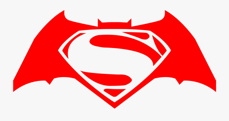 Black And White Superman Logo Png - Batman Superman Logo Png, Transparent Clipart