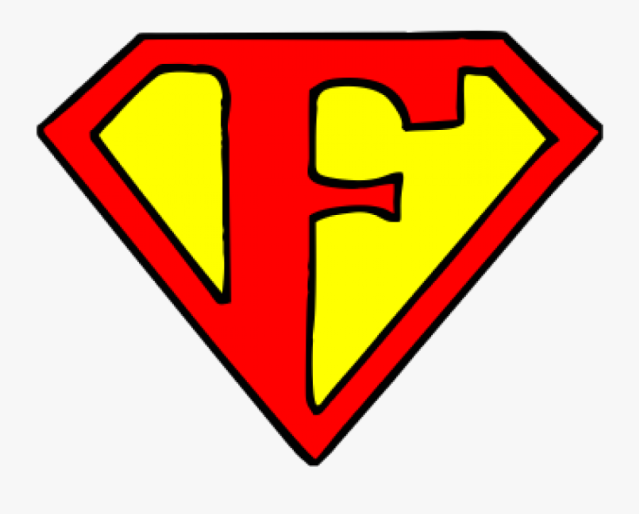 F Letter Logo Png - Superman Logo With F Svg, Transparent Clipart