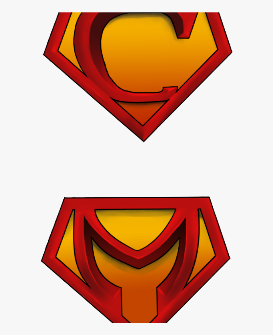 Superman Logo With Different Letters Gallery For Superman - Superman Logo, Transparent Clipart