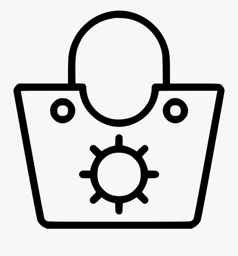 Beach Bag - Beach Bag Icon Png, Transparent Clipart