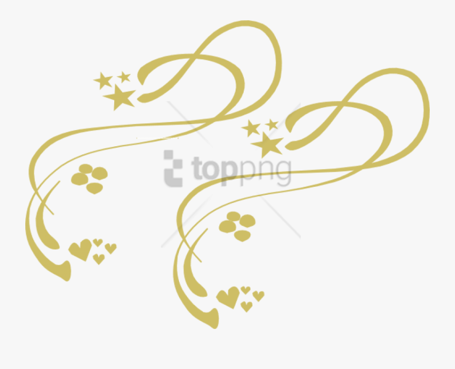 Free Png Gold Corner Designs Png Png Image With Transparent - Simple Scroll Design Clip Art, Transparent Clipart