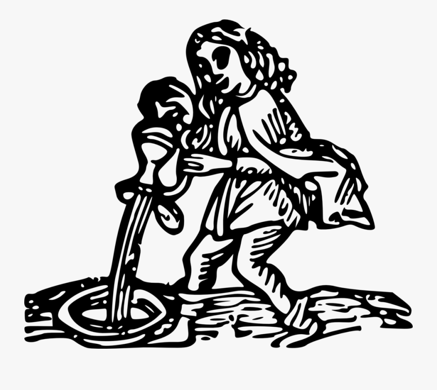 Aquarius - Signs Of The Zodiac, Transparent Clipart