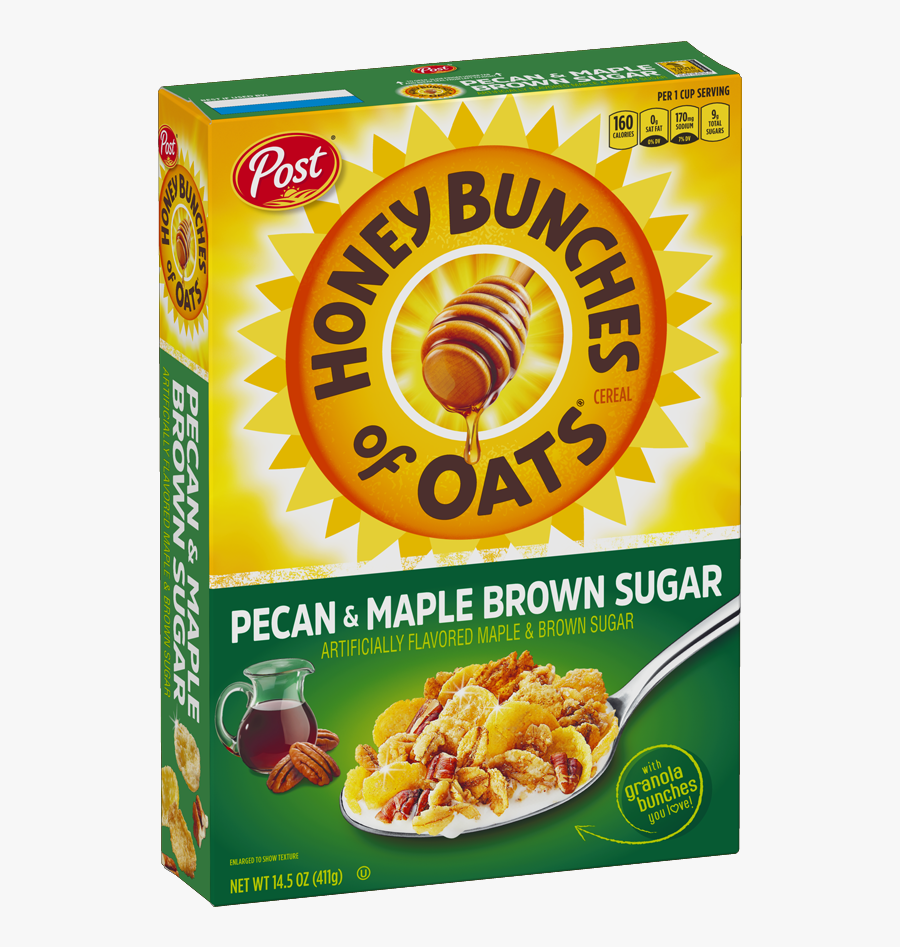 Hpm-100 Rte Hbo Pecan&maple Brown Sugar Product Box - Breakfast Cereal, Transparent Clipart