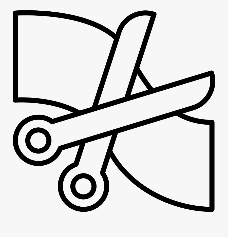 Icone Ciseau Png Blanc, Transparent Clipart