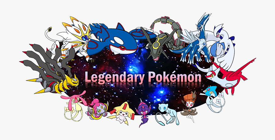 Legendary Pokemon Banner, Transparent Clipart