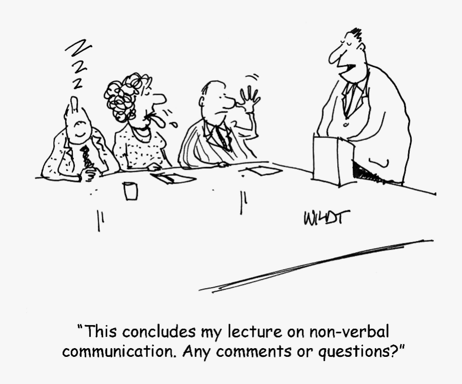 Non-verbal - Non Verbal Communication Comic, Transparent Clipart