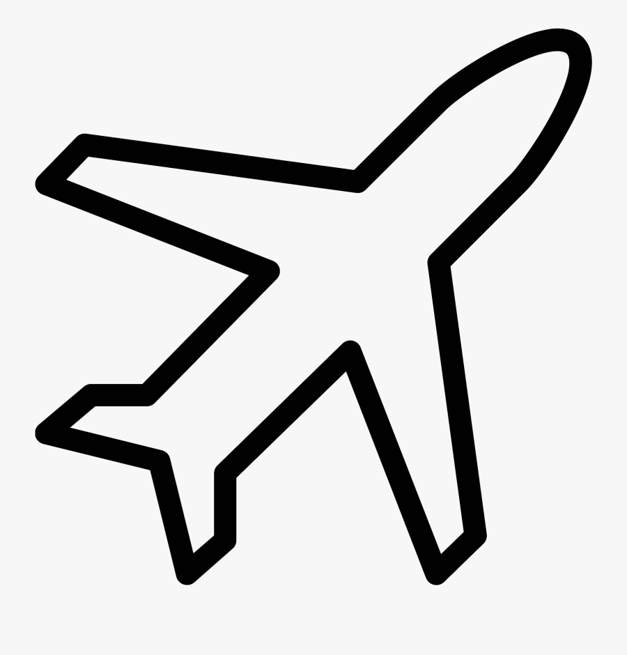 Airplane Icon Transparent Blue, Transparent Clipart