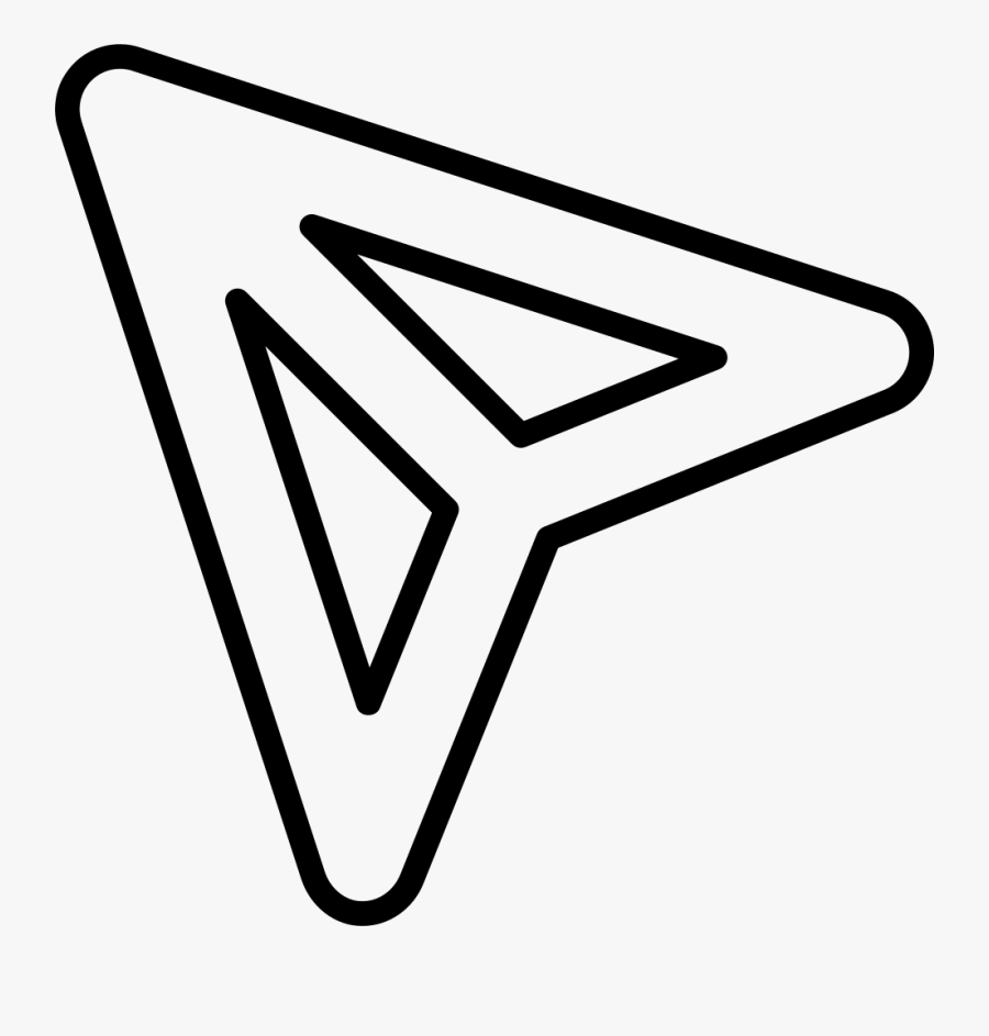 Plane Outline Png - Icon, Transparent Clipart