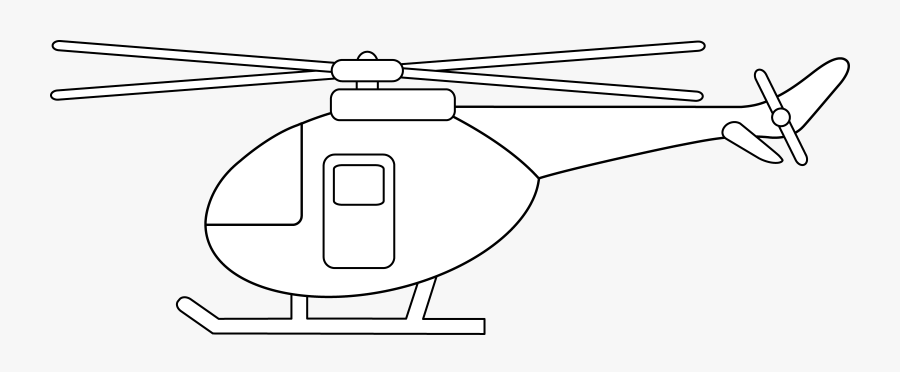 Outline Pencil And In - Helicopter Rotor, Transparent Clipart