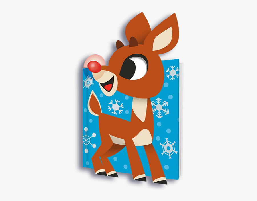Rankin Bass - Minibook - Reindeer Rudolph, Transparent Clipart