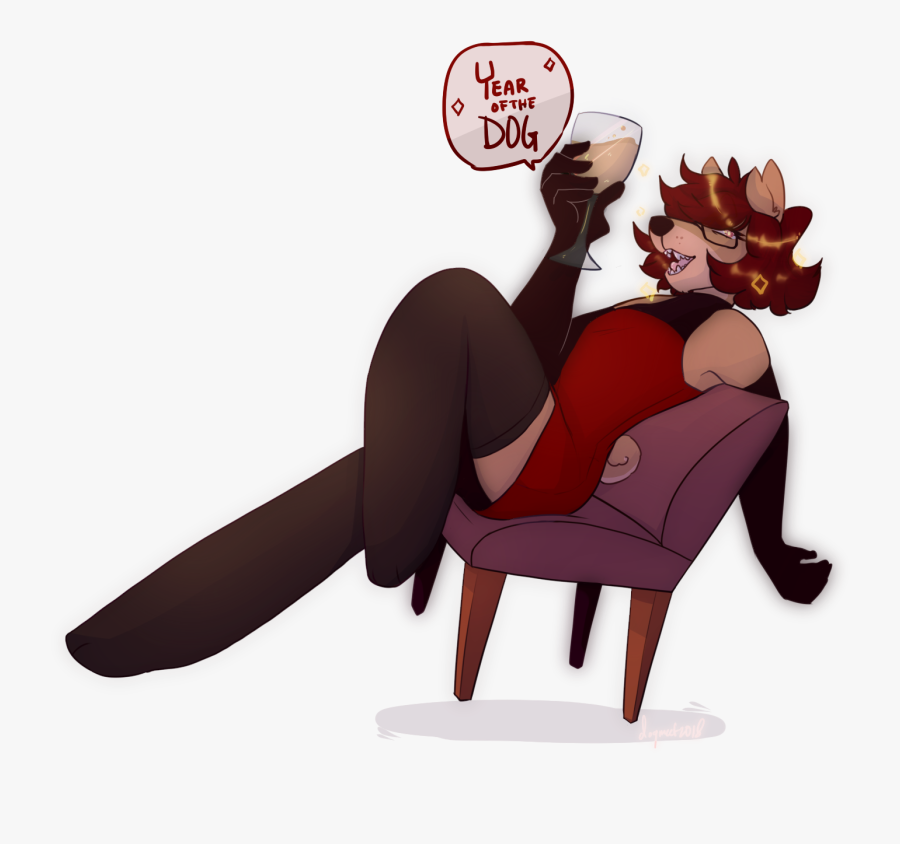 Blue Moon Its The Year Of The Dog - Cartoon, Transparent Clipart