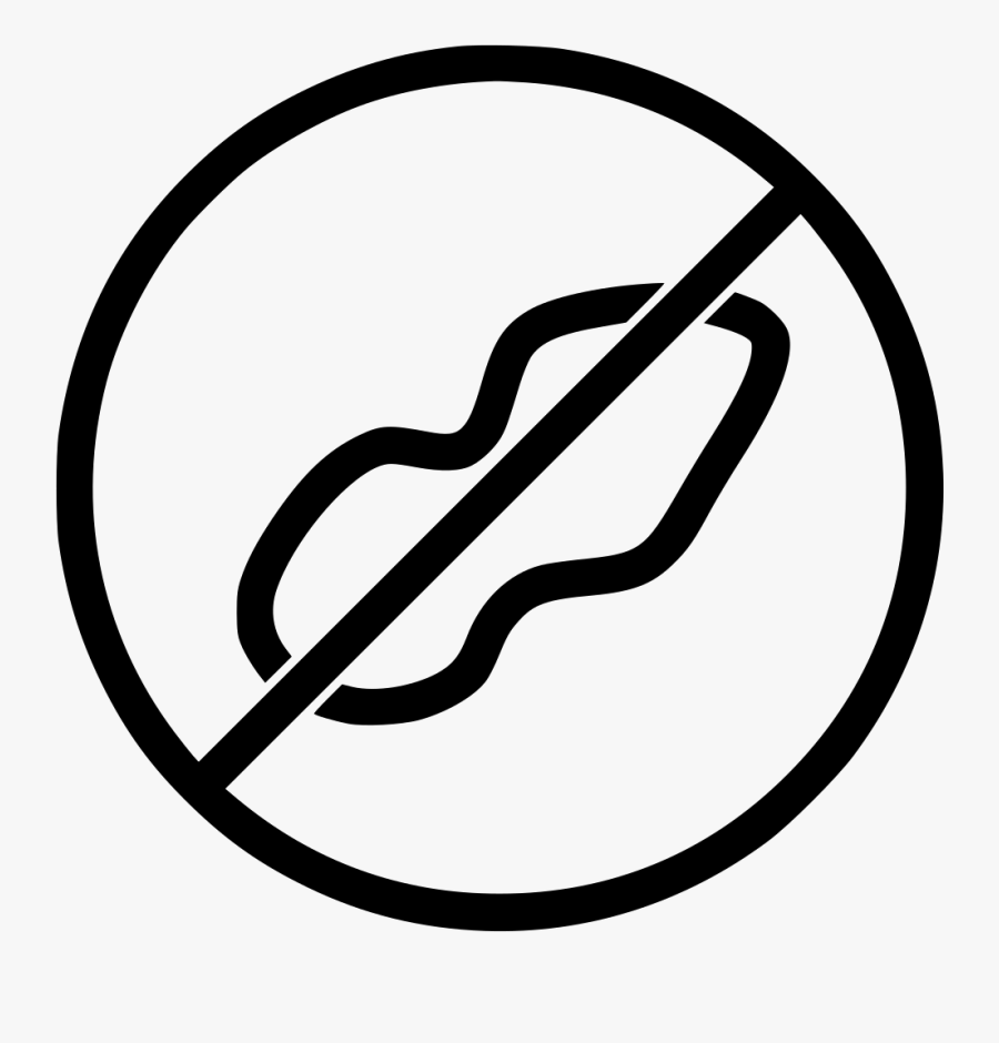 No Peanut Nut Allergen Allergy Antigen - Ac Source Symbol, Transparent Clipart