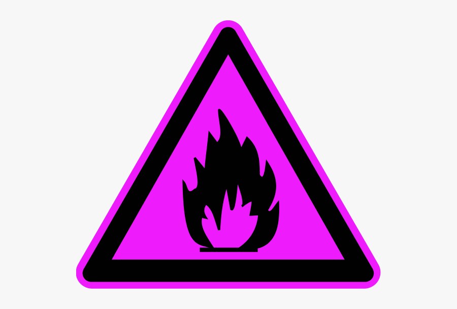 Fire Hazard Sign - Fire Hazard Clip Art, Transparent Clipart