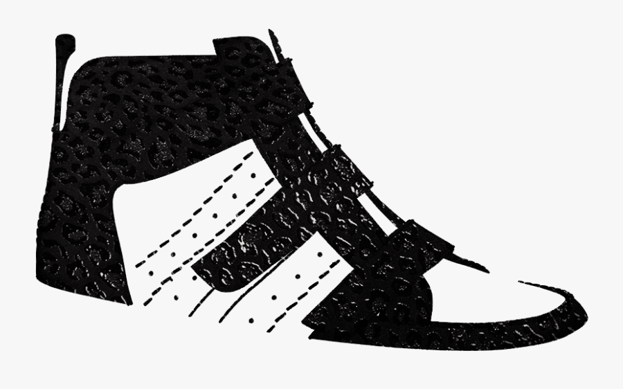 Y1508 Black Calvin Leather - Boot, Transparent Clipart