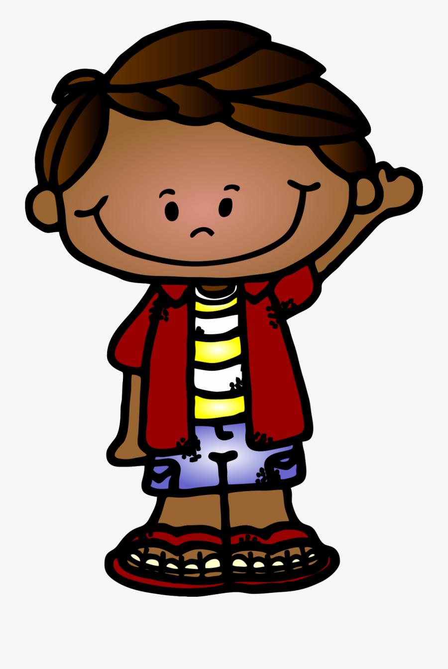 Child Clipart Picnic - Cute Clipart Boy, Transparent Clipart