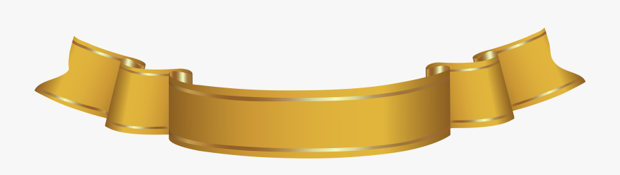 Transparent Png Clip Art - Yellow Banner Transparent, Transparent Clipart