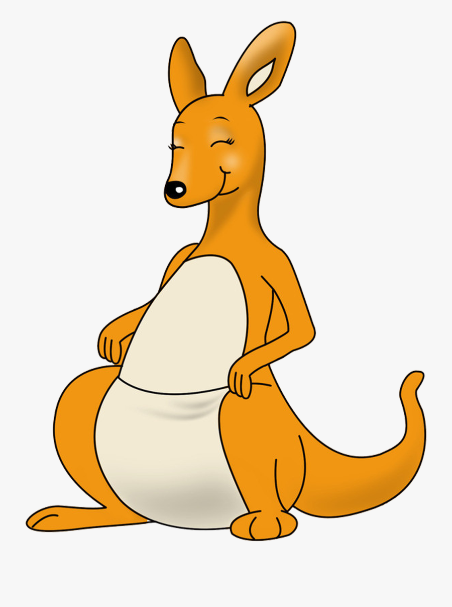 Australia Cartoon Clip Art Transprent Ⓒ - Transparent Background Kangaroo Clipart, Transparent Clipart