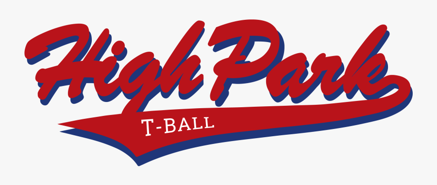 High Park T-ball - Calligraphy, Transparent Clipart