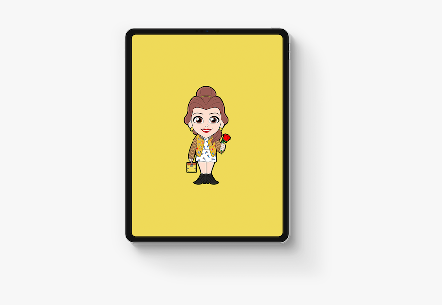 Belle X Louis Vuitton Ss - Cartoon, Transparent Clipart