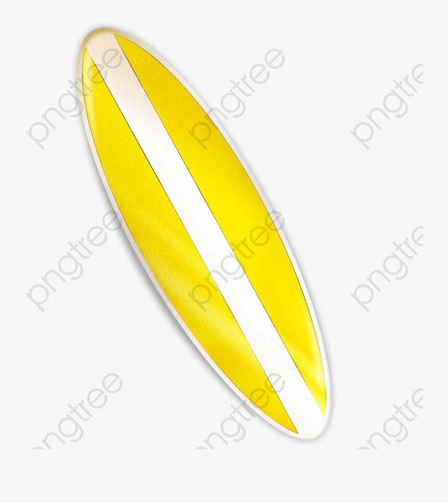 Pictures Cartoon Board Yellow - Surfboard, Transparent Clipart