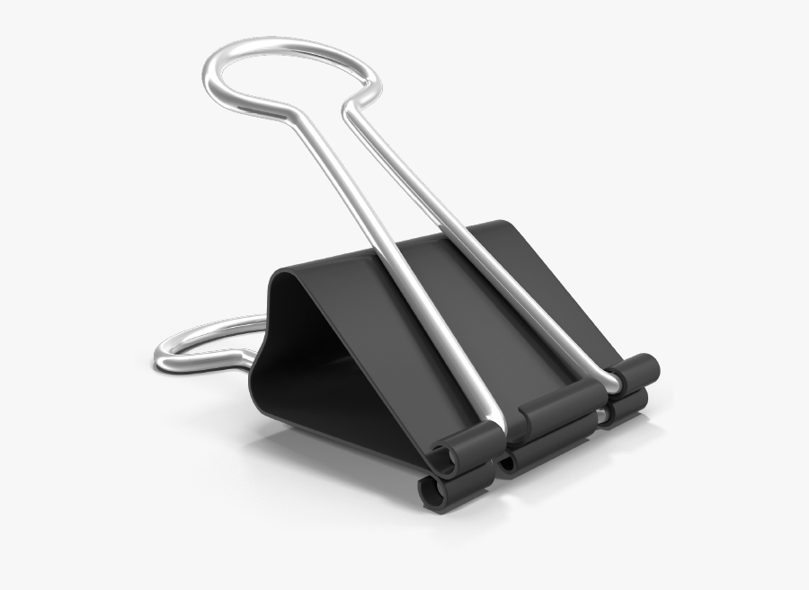 Large Clip Binder - Rolling, Transparent Clipart