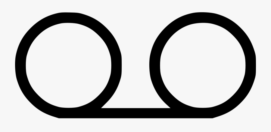 Voicemail - Circle, Transparent Clipart