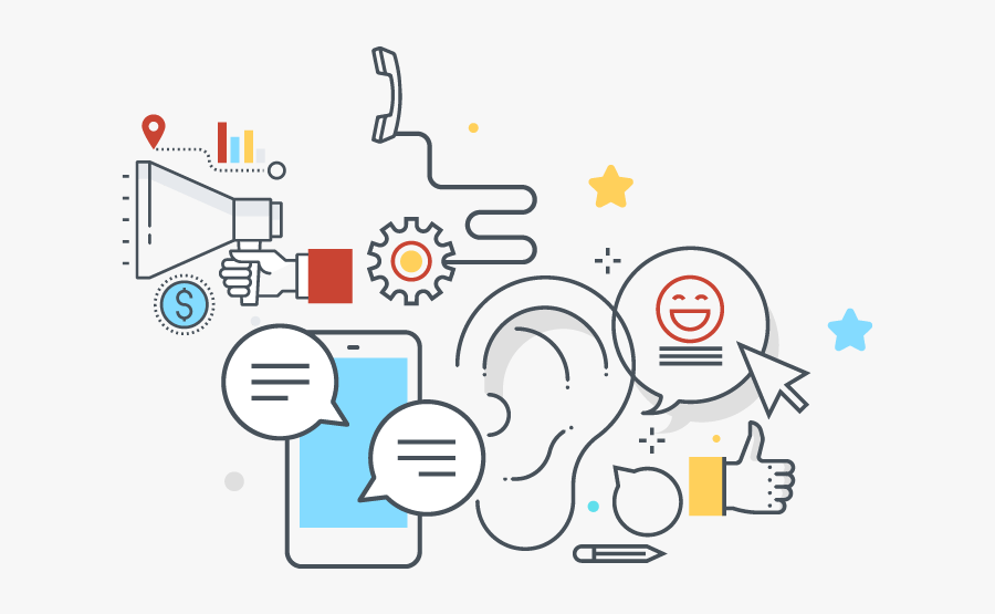 Marketing Buzz Icon, Transparent Clipart