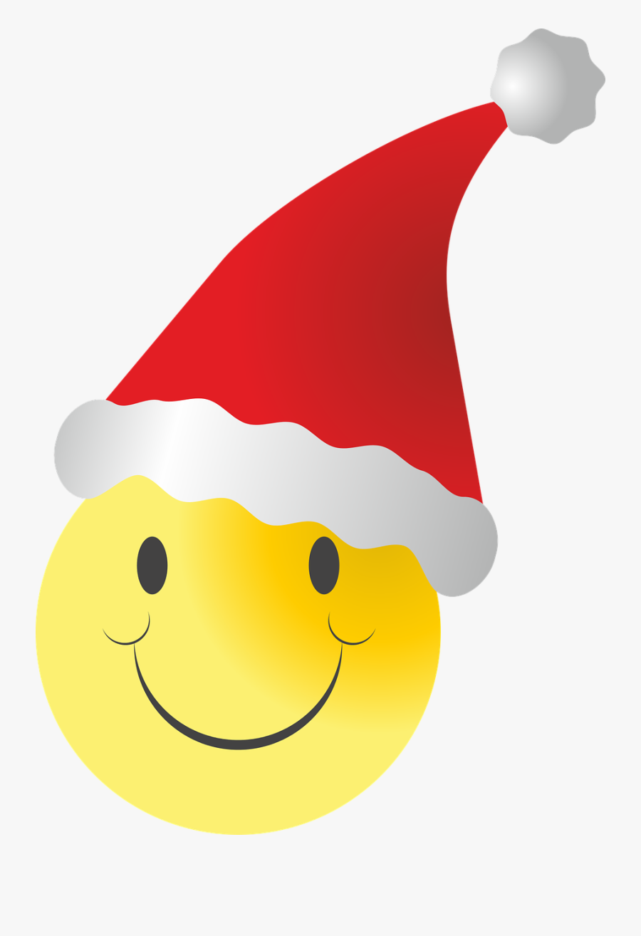 Smiley, Emoticon, Smile, Grin, Christmas, Santa Claus - Smiley, Transparent Clipart