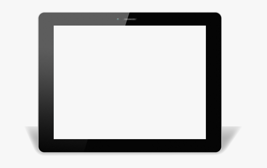 Tablet Frame For Water Treatment App - Touchscreen, Transparent Clipart