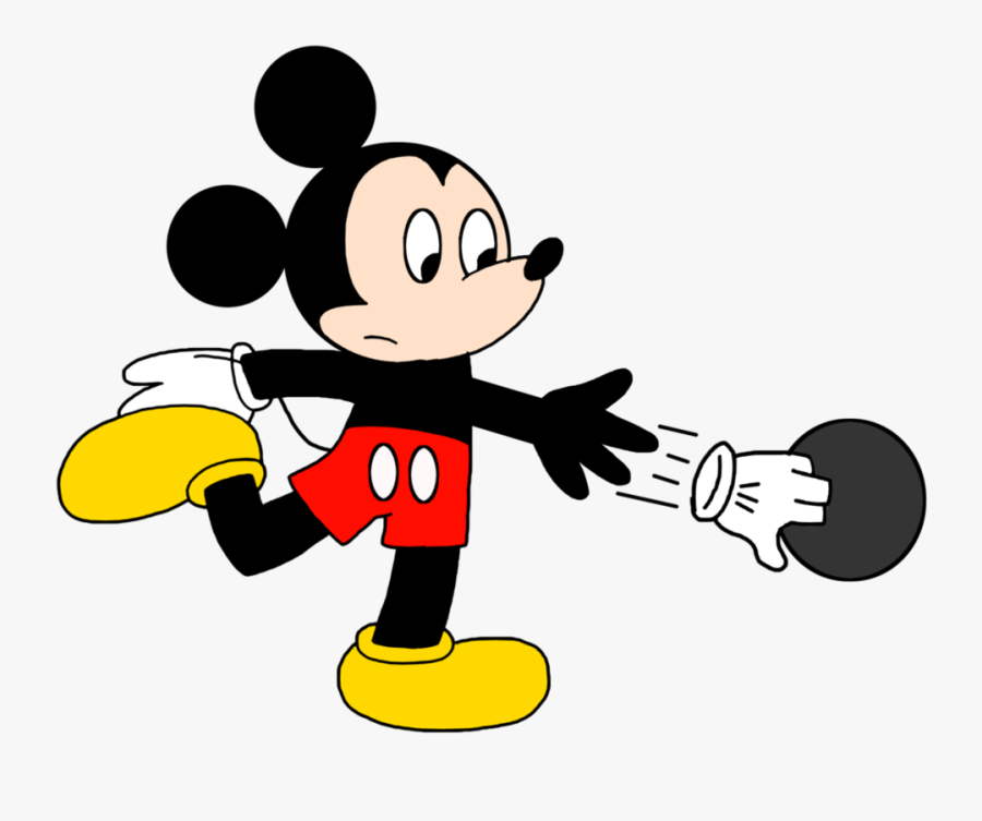 Glove Clipart Mickey - Mickey And Minnie Bowling, Transparent Clipart