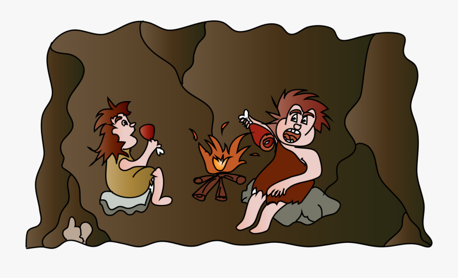 Cave Clipart Stone Age Cave - Caveman, Transparent Clipart