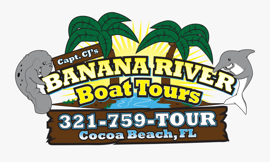 Banana River Boat Tours - Illustration, Transparent Clipart