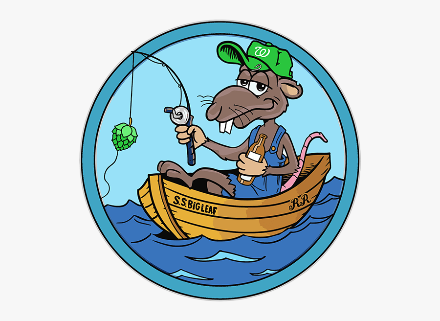 Cartoon Rat With Boat, Transparent Clipart