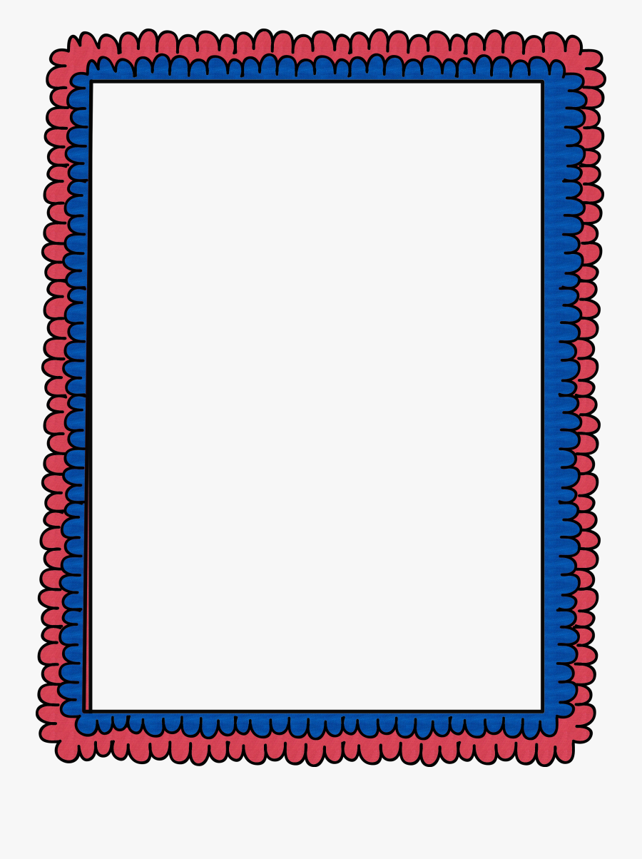 B *✿* De Artifex 6 Más - Transparent Border Usa, Transparent Clipart