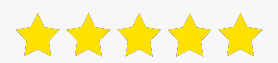 Transparent Background 5 Stars, Transparent Clipart