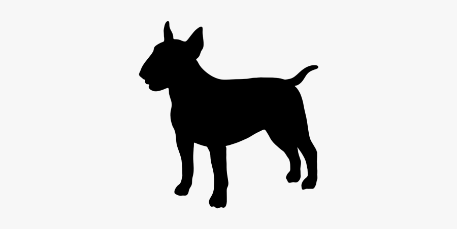 Staffordshire Bull Terrier Boston Terrier Bulldog Pit - Bull Terrier Silhouette Png, Transparent Clipart