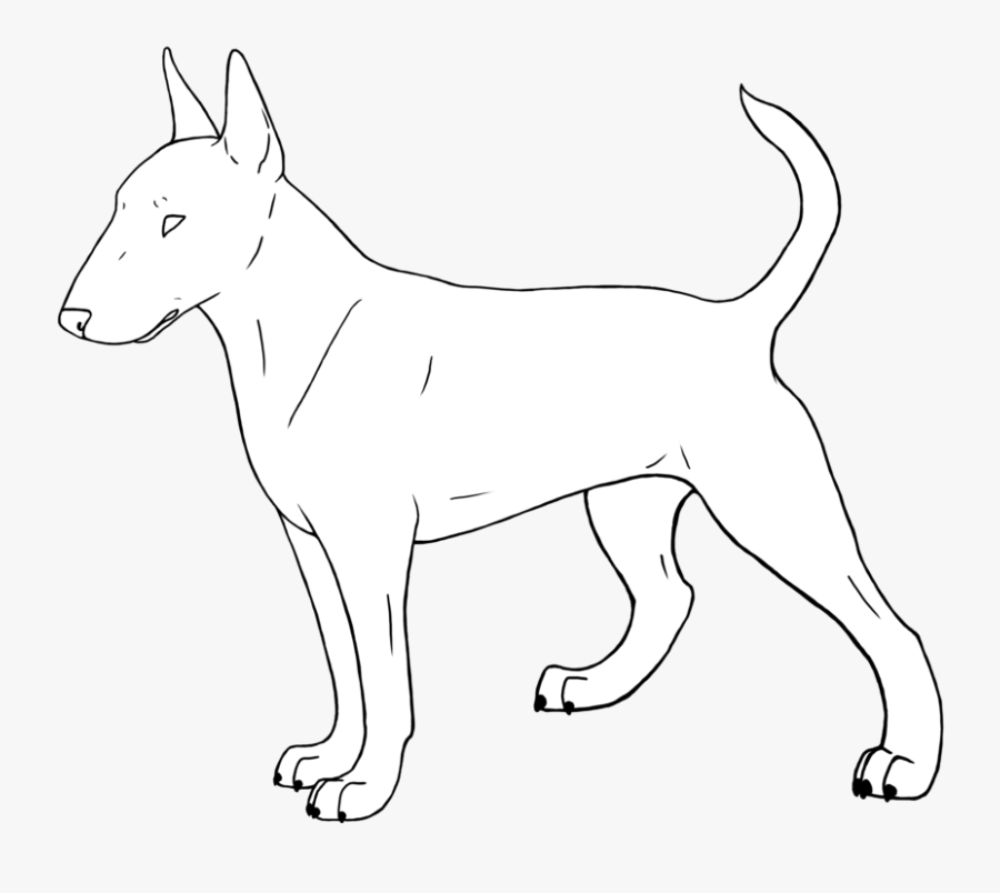 Bull Terrier Staffordshire Bull Terrier Bulldog Line - Bull Terrier (miniature), Transparent Clipart