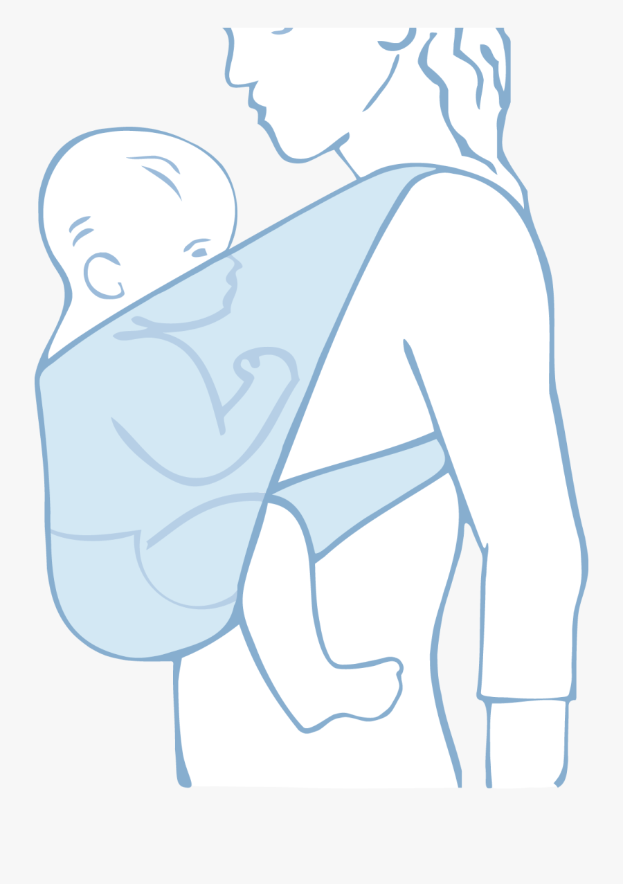Kangaroo Clipart Hug - Kangaroo Mother Care Drawing, Transparent Clipart