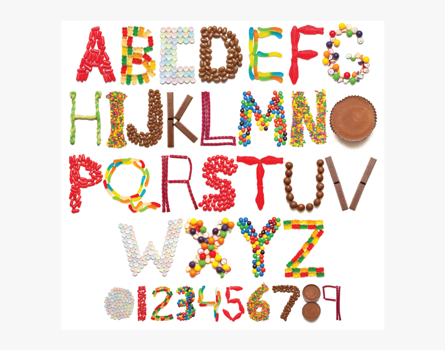 Png Candy Alphabet, Transparent Clipart