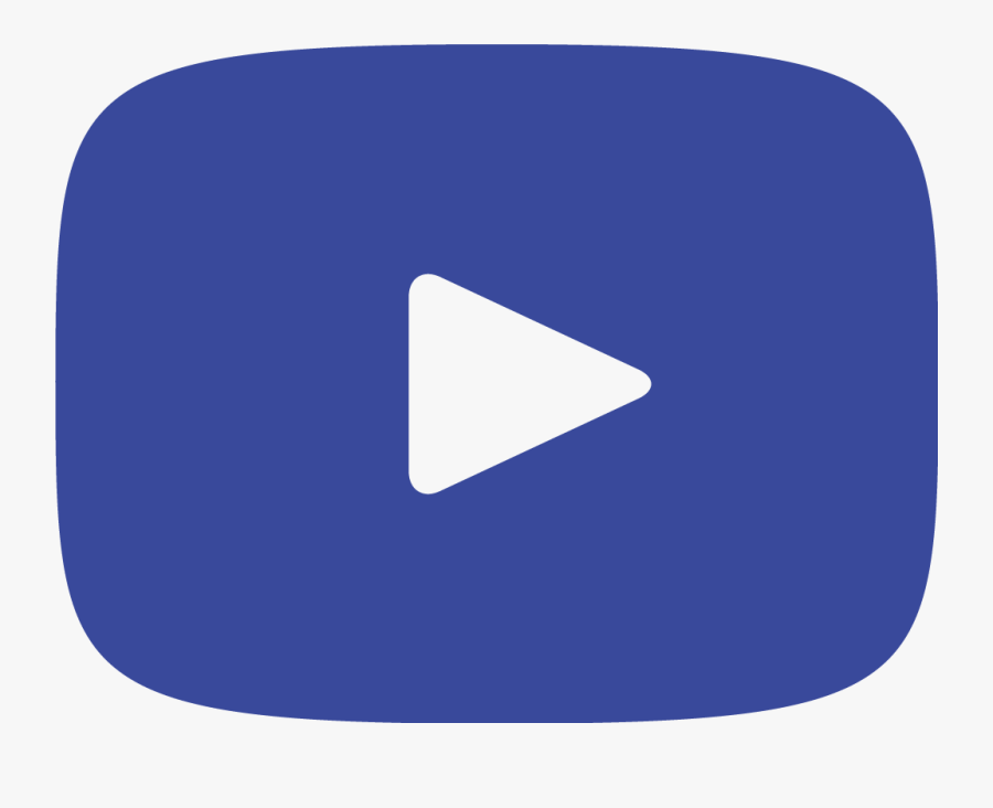 Youtube - Logo Youtube Blu Png, Transparent Clipart