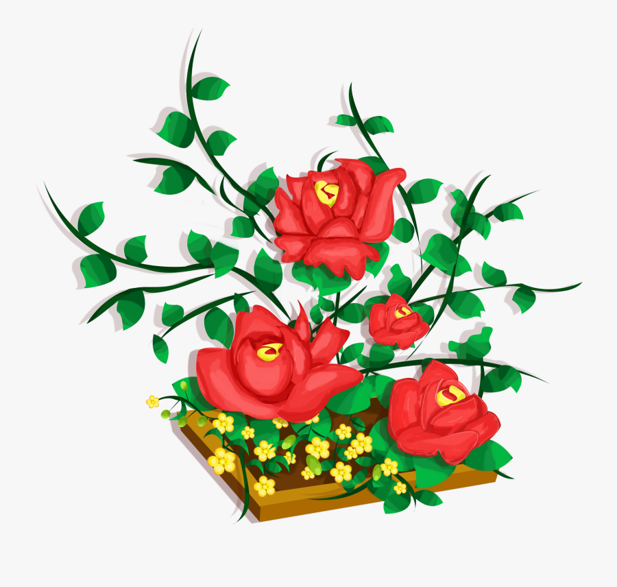 Transparent Free Floral Clipart Designs - फूलों गुलदस्ता डिजाइन, Transparent Clipart