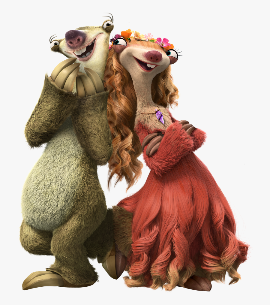 Ia5 Char Shot Sid Brooke 2 Ice Age Sid, Cartoon Wallpaper, - Ice Age Sid And Brooke, Transparent Clipart