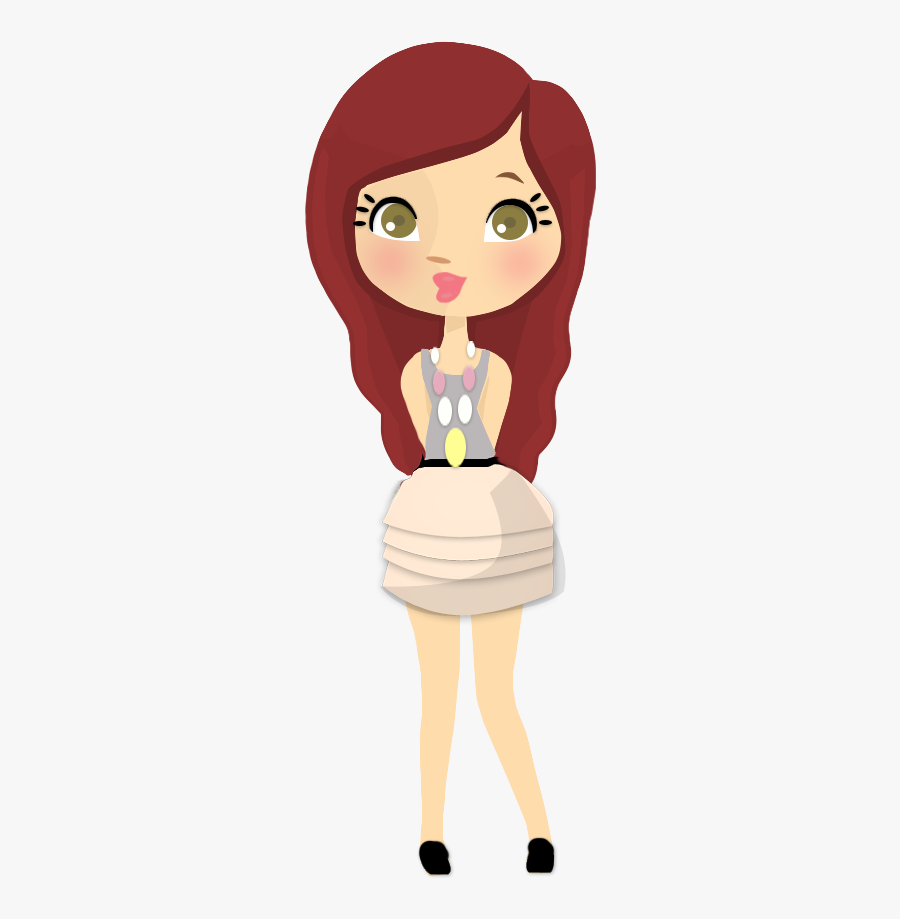 People Clipart Kawaii - Cartoon Teenage Girl Png, Transparent Clipart