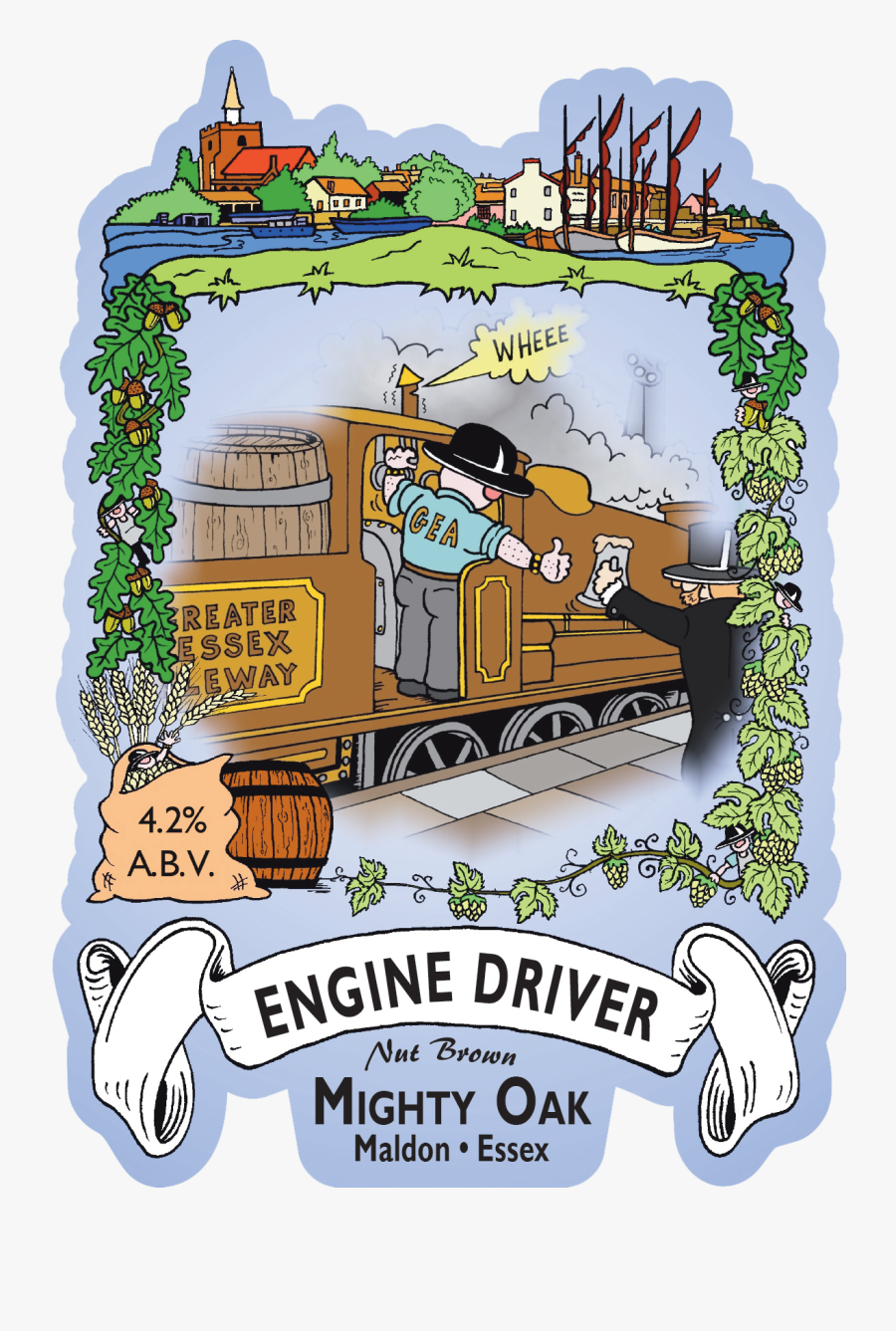Engine Driver - Mighty Oak Brewing Company Specials, Transparent Clipart