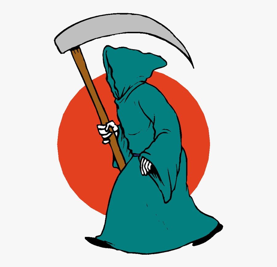 Grim Reeper 2 Namaste Publishing Uk Drawings Grim Reeper - Dish With Crane Amid Floral Scrolls, Transparent Clipart