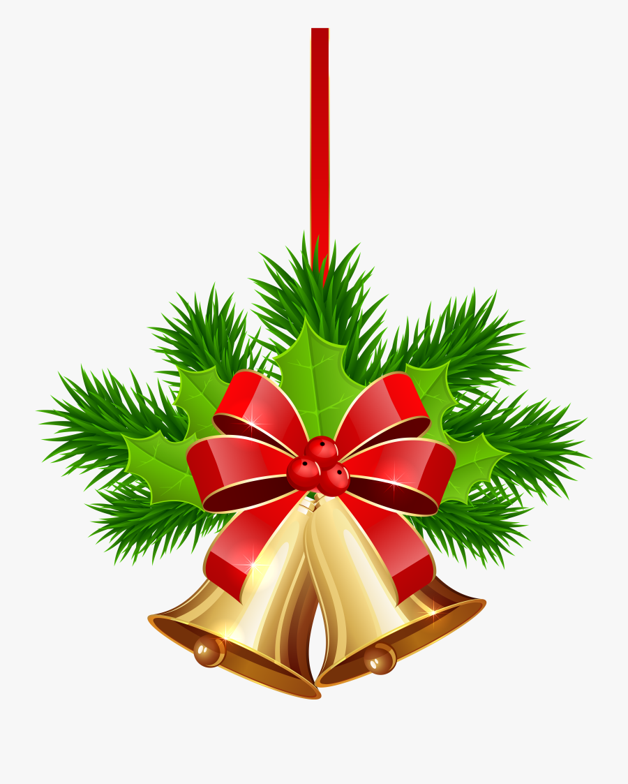 Transparent Bells Clipart - Christmas Bells Decorations Png, Transparent Clipart